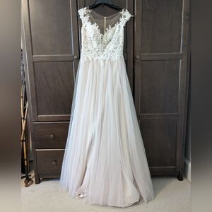 Stella York Java Floral Lace Wedding Dress Size 12